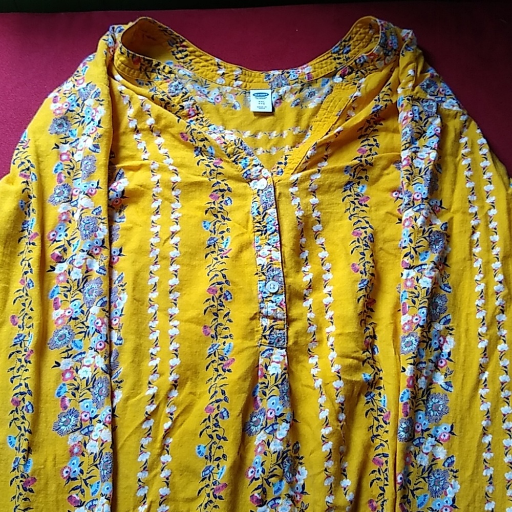 Old Navy XXL long sleeve summer blouse